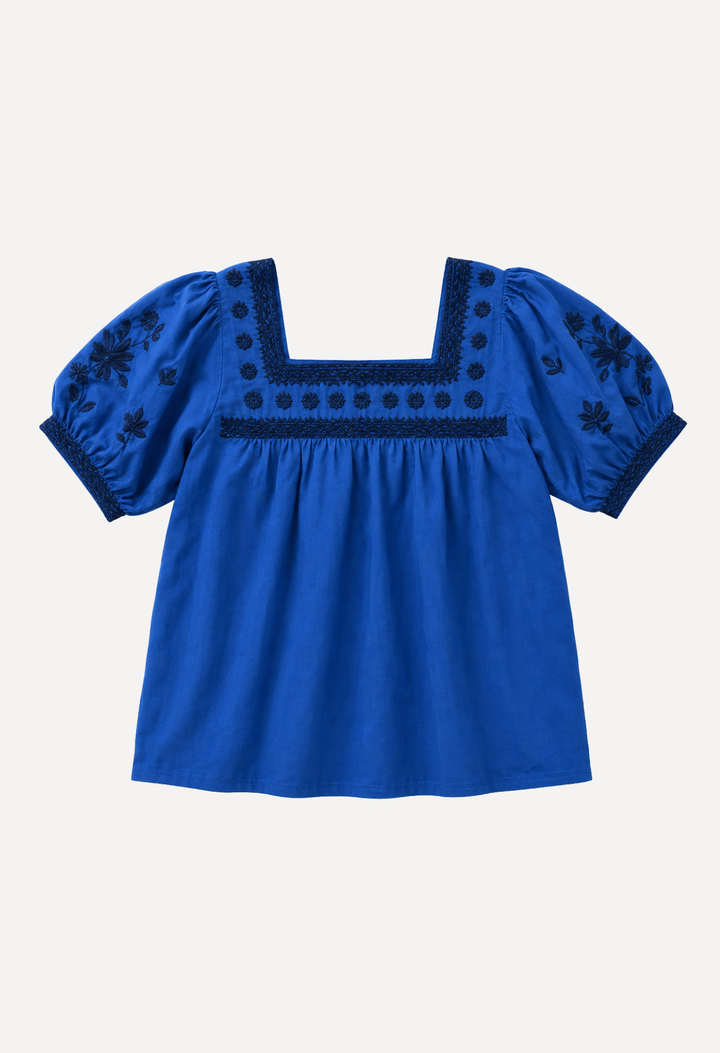 Maria Blouse Blouse Maria Azul Blouse Maria Verde Floral Blouse | Mi Golondrina