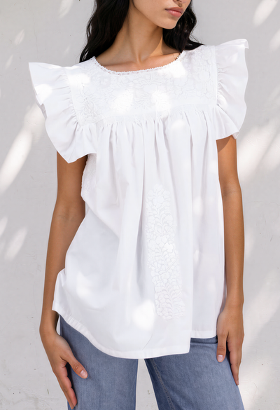 Soledad Blouse Blouse Soledad White Blouse Soledad White Blouse | Mi Golondrina