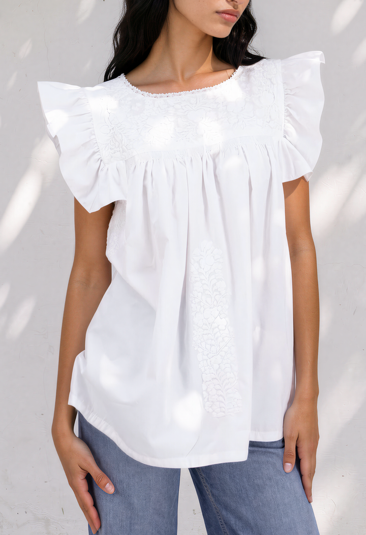 Soledad Blouse Blouse Soledad White Blouse Soledad White Blouse | Mi Golondrina
