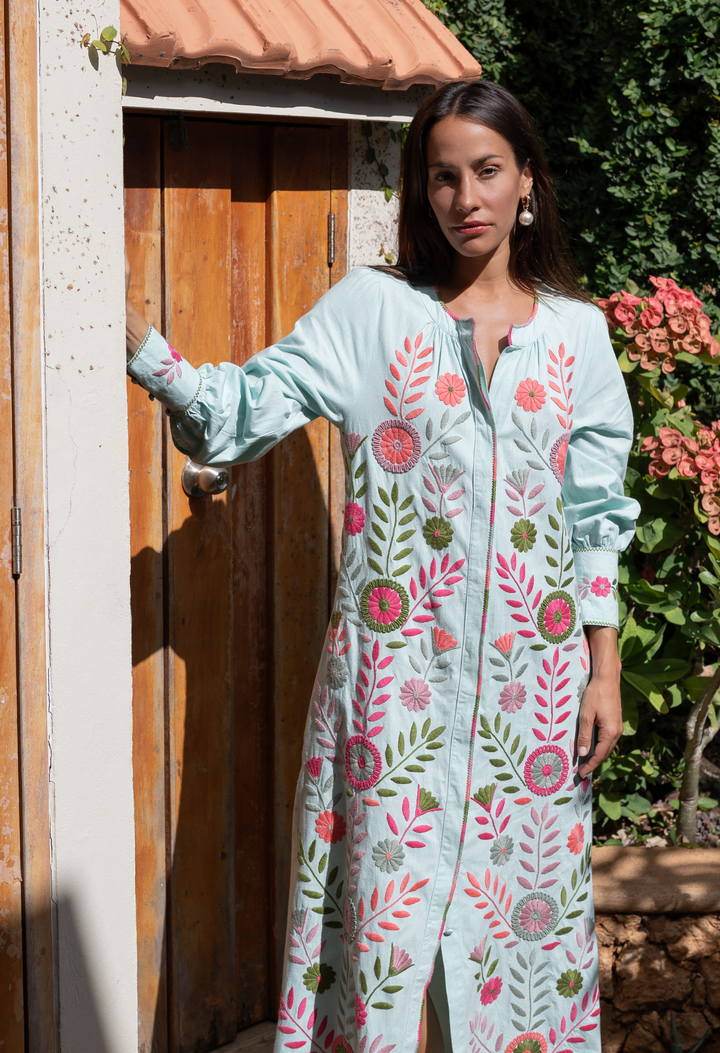 Martina Long Dress Dress Martina Teal Long Dress Martina Teal Long Dress