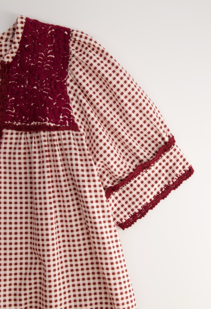 Aurora Short Dress Dress Aurora Maroon Short Dress Aurora Maroon Short Dress