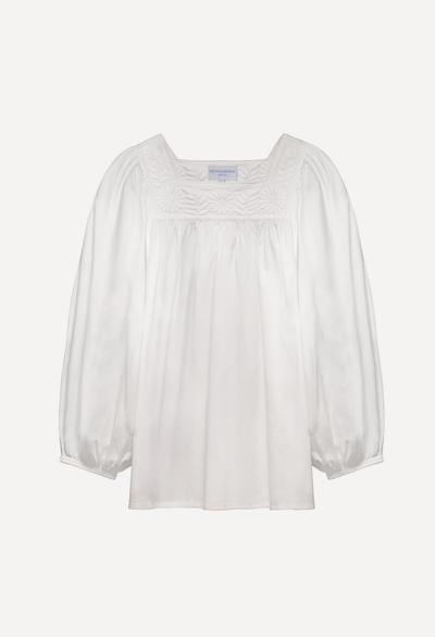 Marta Blouse Blouse Marta White Blouse Marta Rosa Blouse | Mi Golondrina
