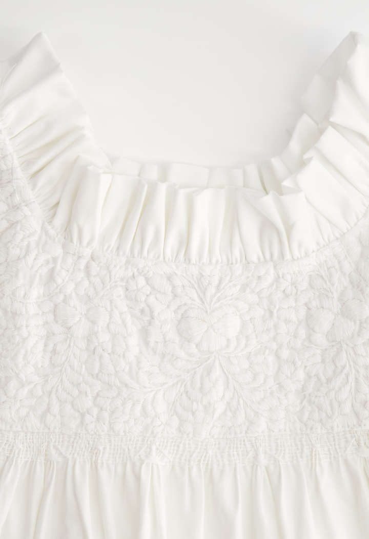 Olivia Short Dress Dress Olivia White Short Dress Olivia White Short Dress | Mi Golondrina