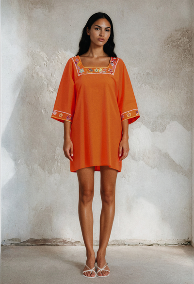 Short Mexican Dresses by hand-embroidered by Mexican Artisans Page 2 Mi Golondrina Short Mexican Dresses by hand-embroidered by Mexican Artisans Page 2 Mi Golondrina