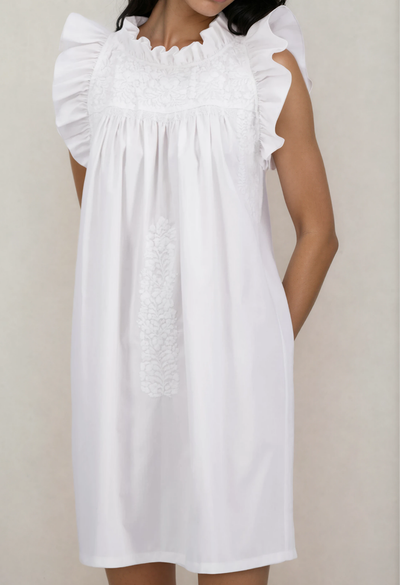 Olivia Short Dress Dress Olivia White Short Dress Olivia White Short Dress | Mi Golondrina