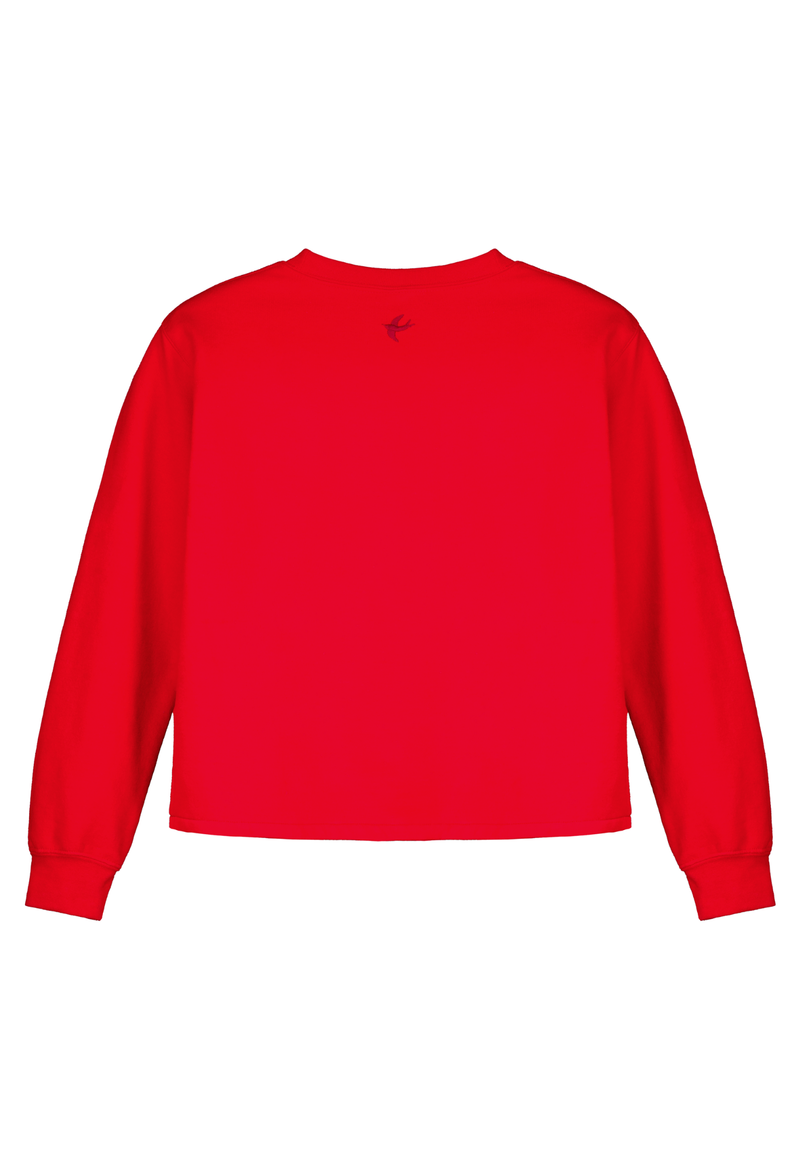 Red Tonal Sweatshirt