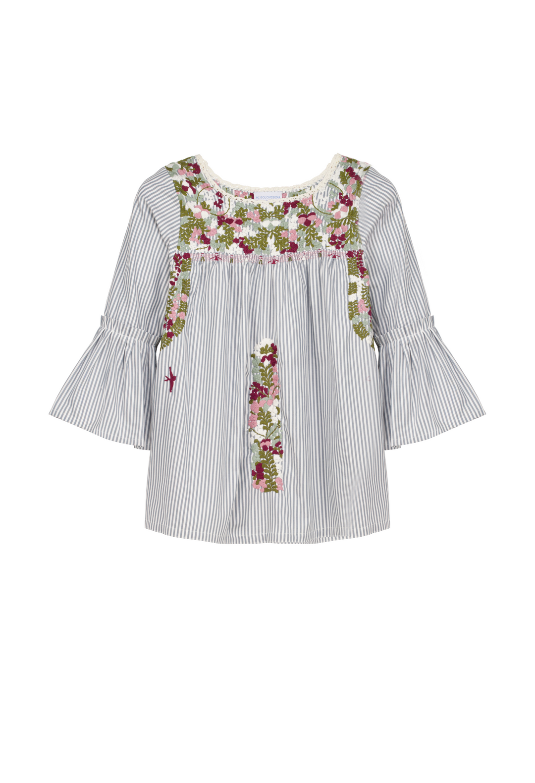 Leona Verde Rayas Blouse
