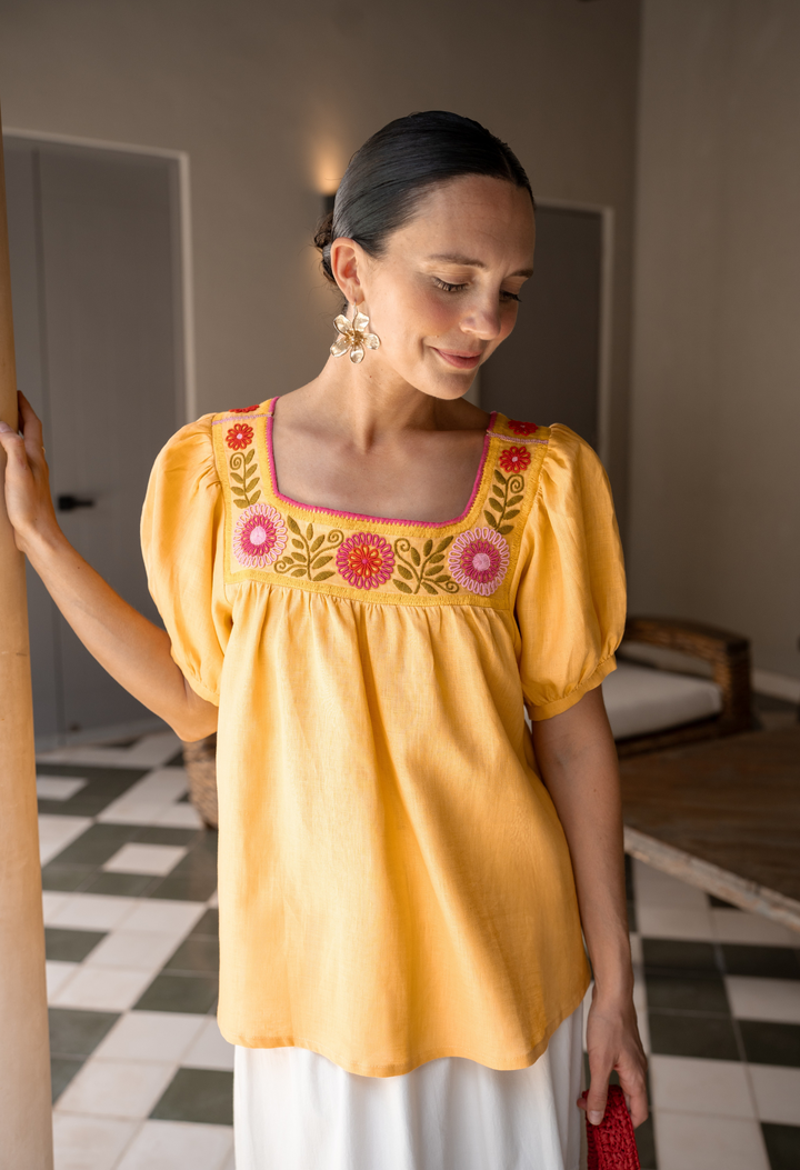 Maria Amarilla Blouse