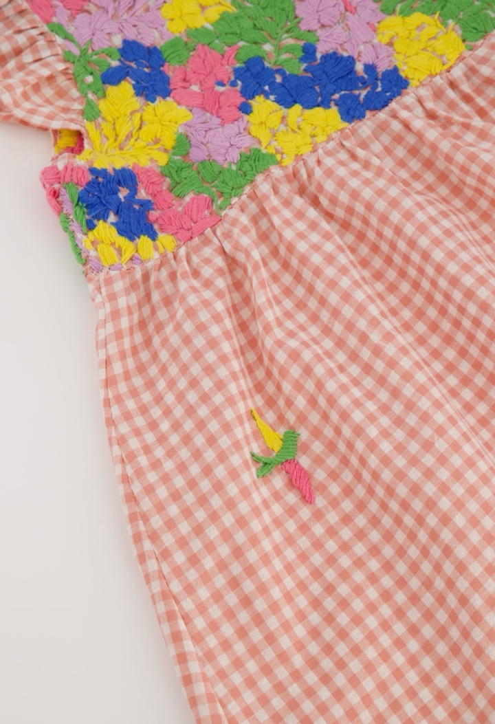 Lolita Girls Dress Childrens Lolita Pink Gingham Fiesta Girl's Dress Lolita Pink Gingham Fiesta Girl's Dress