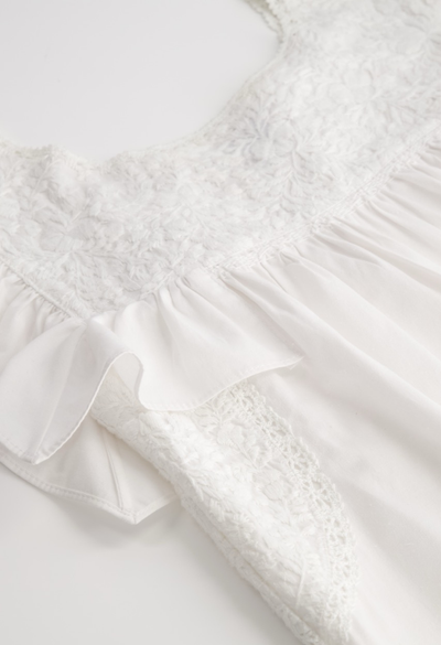 Soledad Short Dress Dress Soledad White Short Dress Soledad White Short Dress | Mi Golondrina