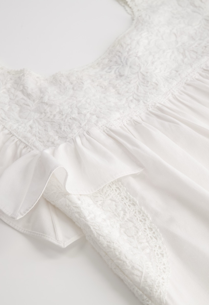 Soledad Short Dress Dress Soledad White Short Dress Soledad White Short Dress | Mi Golondrina