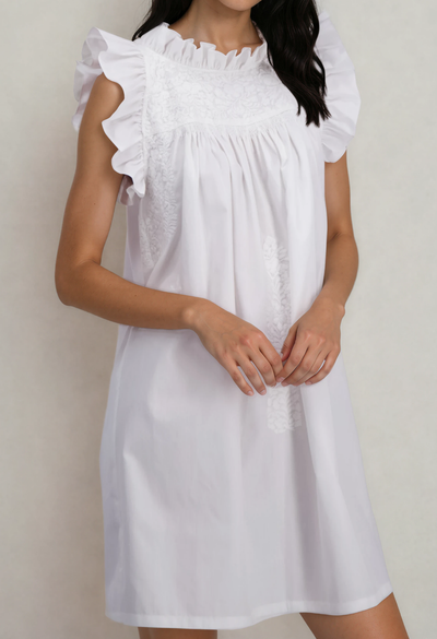 Olivia Short Dress Dress Olivia White Short Dress Olivia White Short Dress | Mi Golondrina