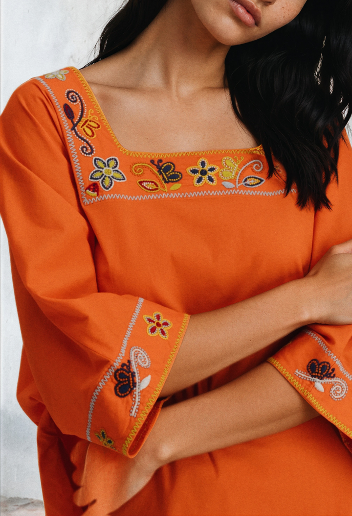 Silvia Short Tunic Dress Silvia Orange Short Tunic Silvia Orange Short Tunic