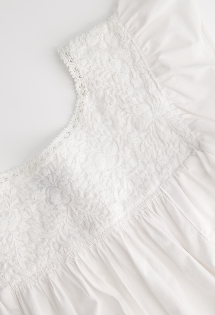Soledad Short Dress Dress Soledad White Short Dress Soledad White Short Dress | Mi Golondrina