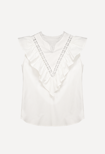 Valentina Blouse Blouse Valentina White Blouse Valentina White Blouse
