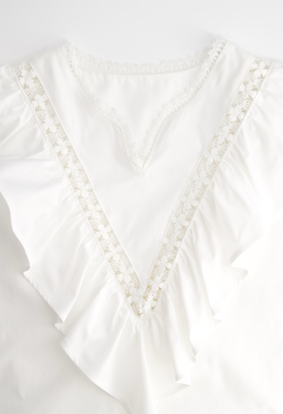 Valentina Blouse Blouse Valentina White Blouse Valentina White Blouse
