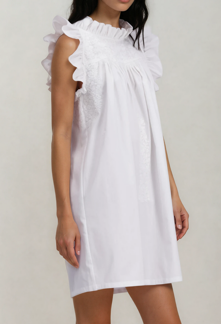 Olivia Short Dress Dress Olivia White Short Dress Olivia White Short Dress | Mi Golondrina