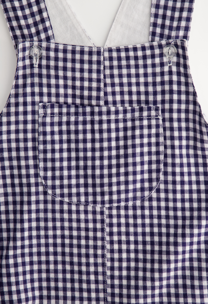 Carlito Boys Overalls Childrens Carlito Navy Gingham Fiesta Overalls Carlito Navy Gingham Fiesta Overalls
