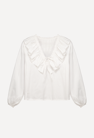 Regina Blouse Blouse Regina White Blouse Regina White Blouse