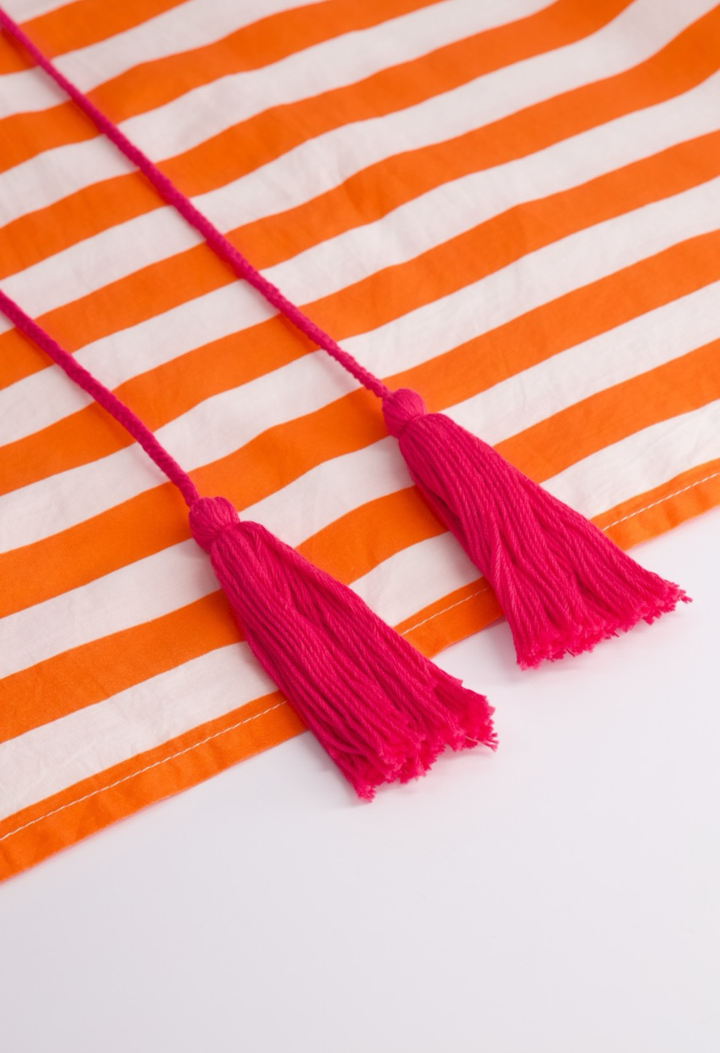 Montse Blouse Blouse Montse Orange Wide Stripe Blouse Montse Orange Wide Stripe Blouse