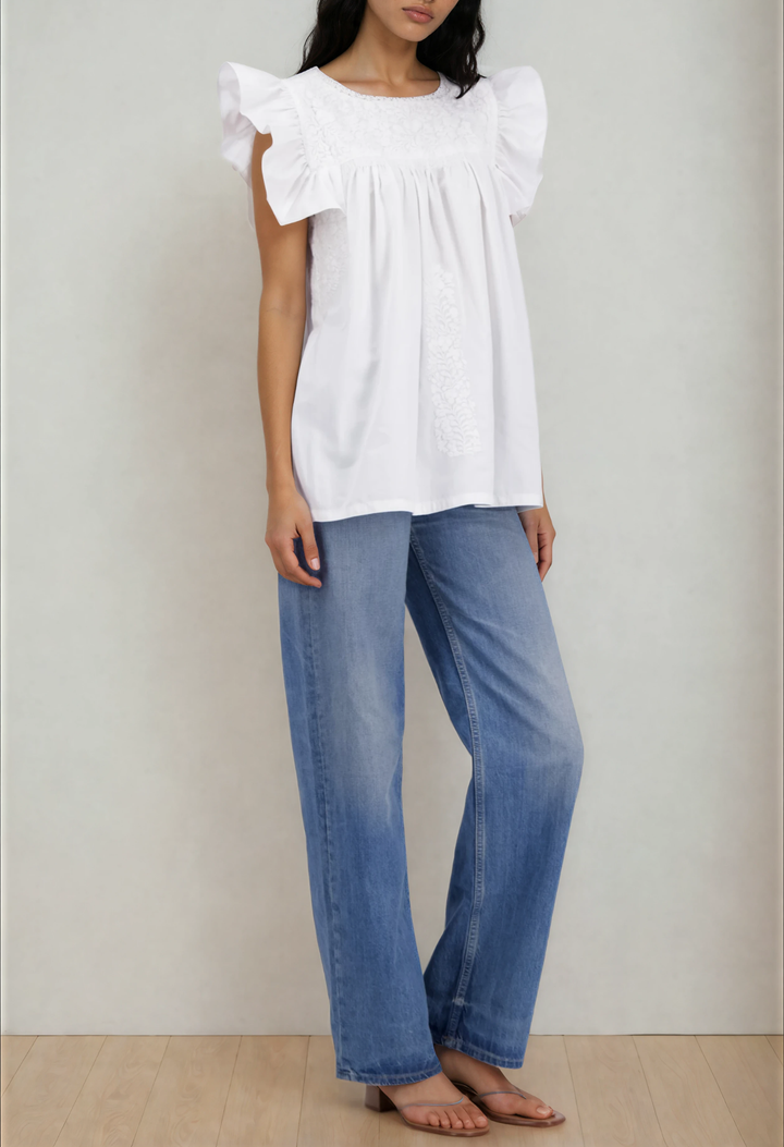 Soledad Blouse Blouse Soledad White Blouse Soledad White Blouse | Mi Golondrina