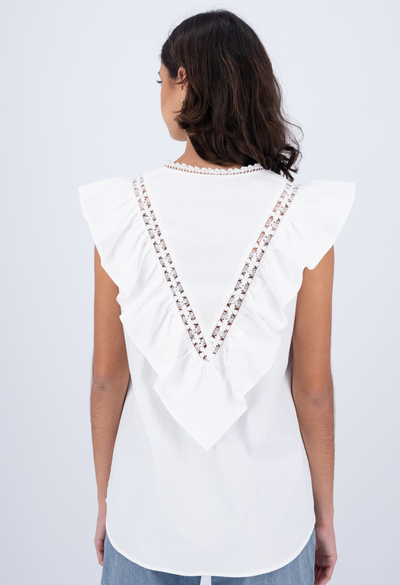 Valentina Blouse Blouse Valentina White Blouse Valentina White Blouse