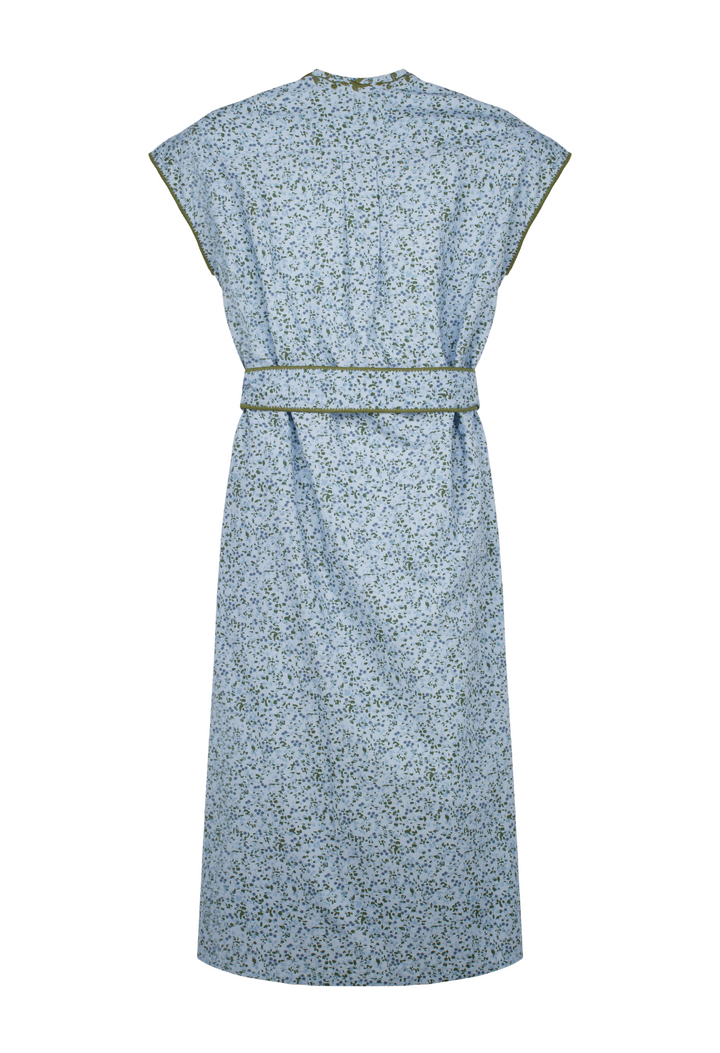 Valeria Azul Floral Midi Dress