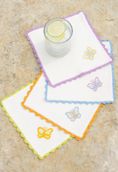 Cocteles Blancas con Mariposas