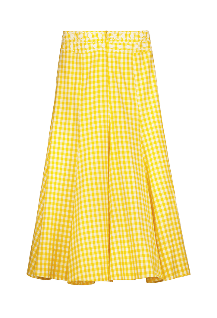 Claudia Skirt Skirt Claudia Yellow Gingham Skirt Claudia Yellow Gingham Skirt