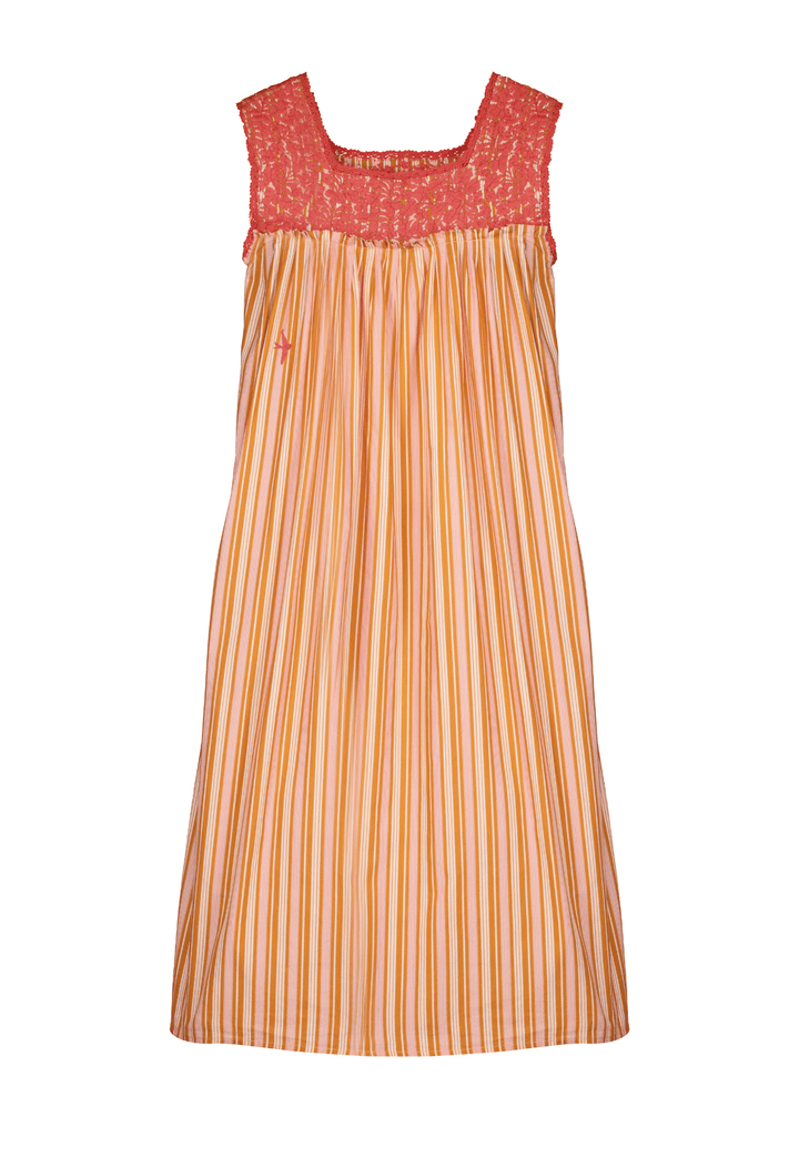 Dalia Midi Dress Dress Dalia Orange Stripe Midi Dress Dalia Orange Stripe Midi Dress