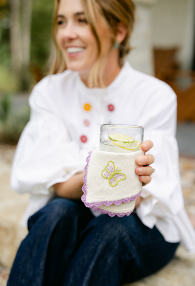 Cocteles Blancas con Mariposas