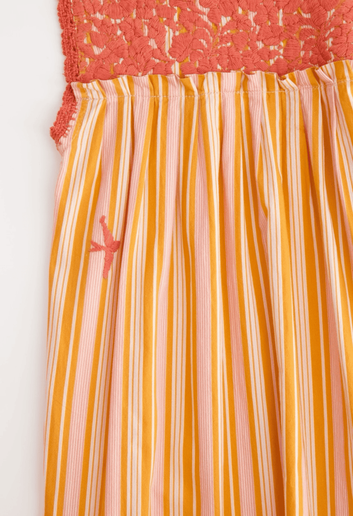 Dalia Midi Dress Dress Dalia Orange Stripe Midi Dress Dalia Orange Stripe Midi Dress