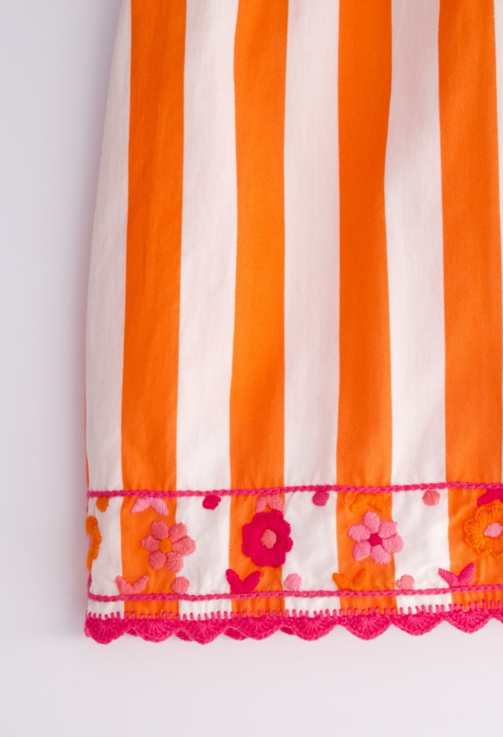 Paola Shorts Shorts Paola Orange Wide Stripe Shorts Paola Orange Wide Stripe Shorts