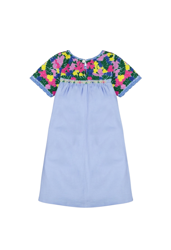 Victoria Girls Dress Childrens Victoria Blue Fiesta Girl's Dress Victoria Blue Fiesta Girl's Dress