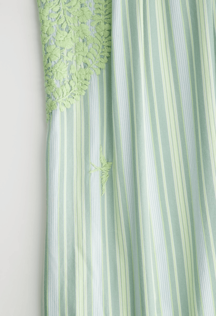 Flores Midi Dress Dress Flores Teal Stripe Midi Dress Flores Teal Stripe Midi Dress