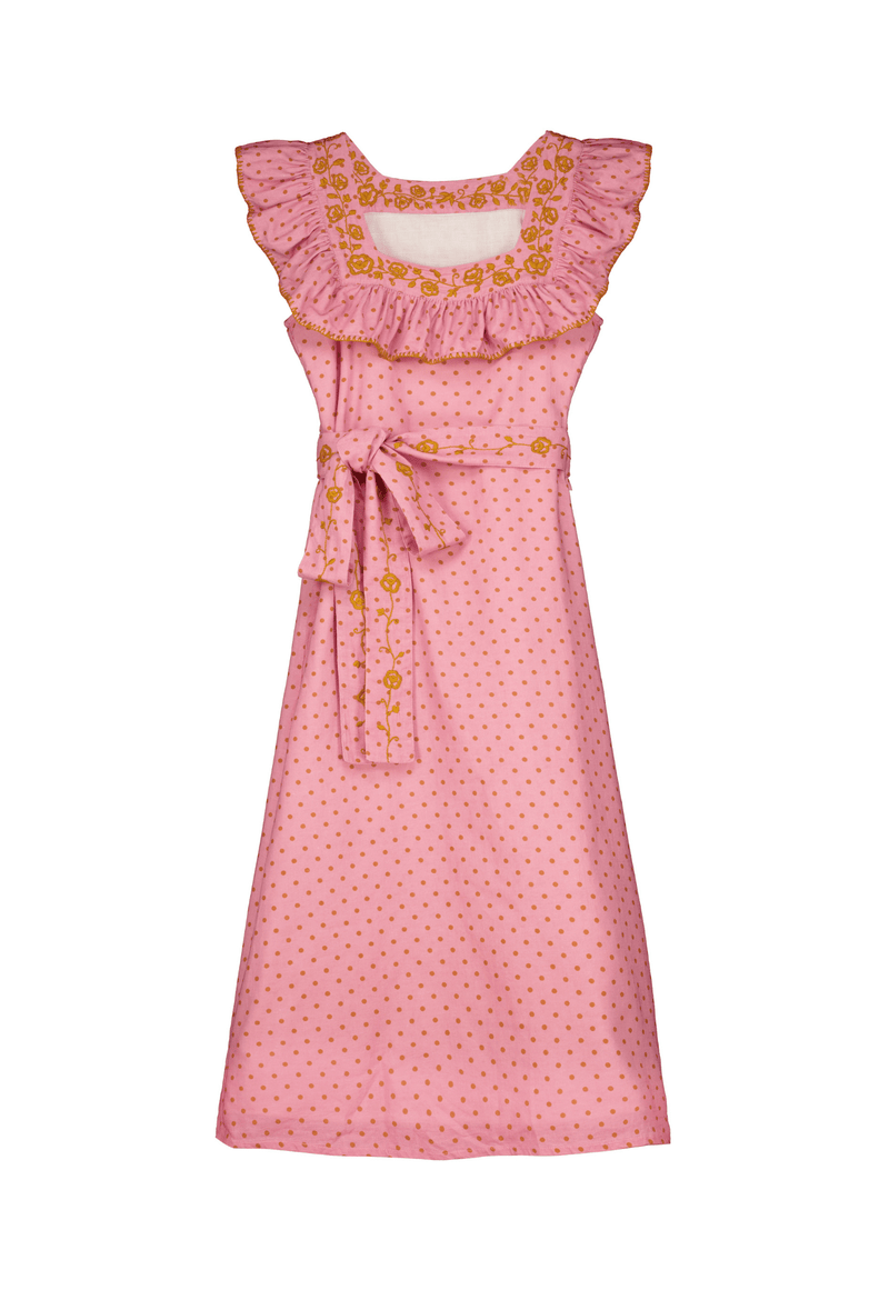 karla midi dress Karla Polka Dot Midi Dress