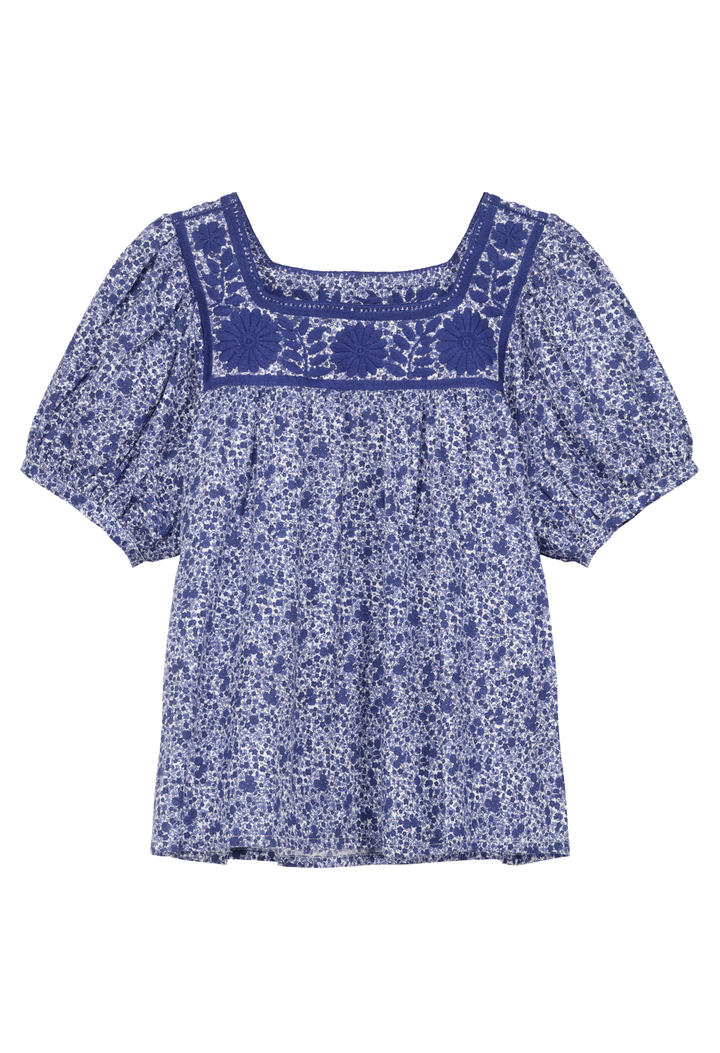 Maria Flores Azules Blouse