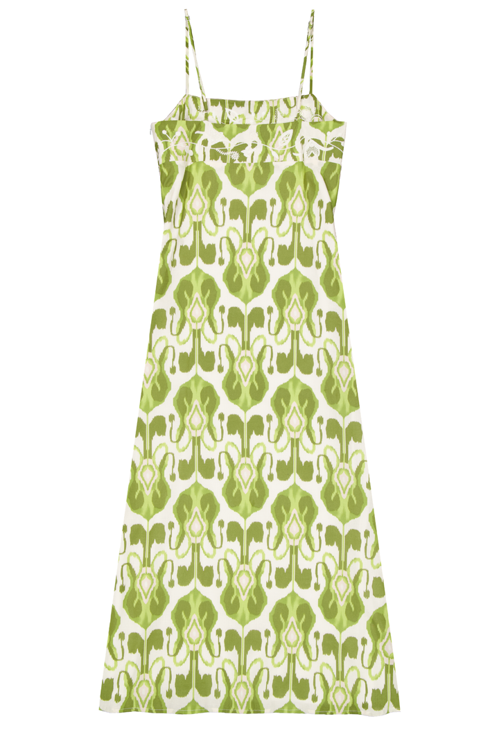 Luna Long Dress Dress Luna Green Fiesta Print Long Dress Luna Green Fiesta Print Long Dress