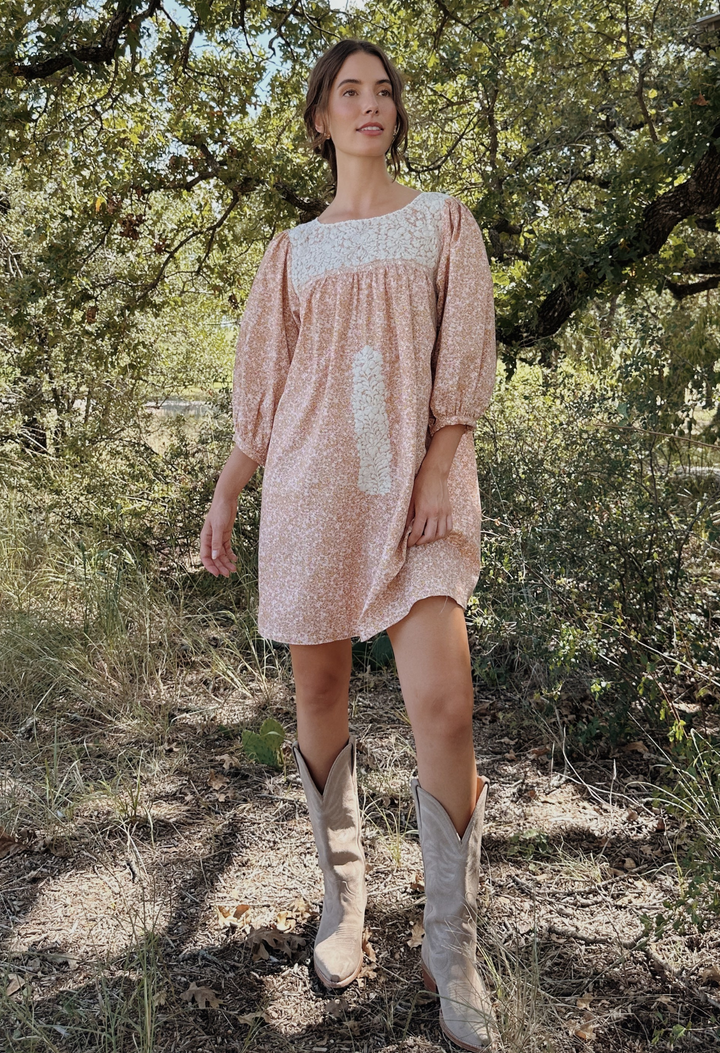 Catalina Rosa Floral Short Dress