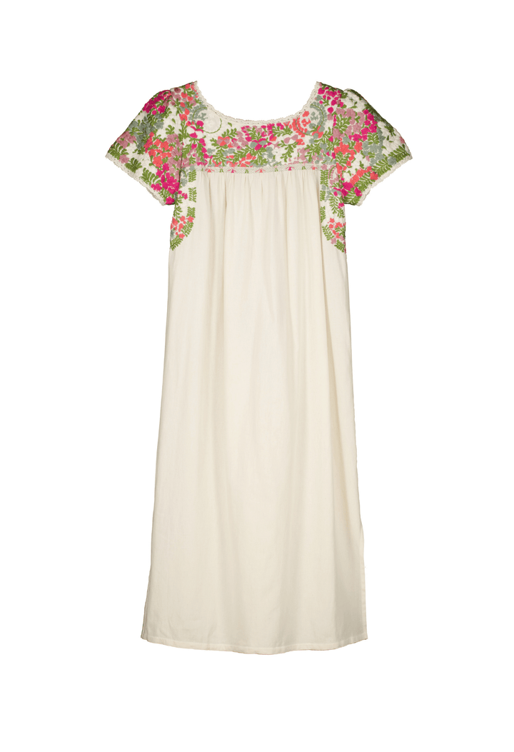 Liliana Midi Dress Dress Liliana Cream Primavera Embroidered Sleeve Midi Dress Liliana Cream Primavera Embroidered Sleeve Midi Dress