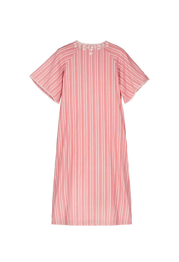 Malena Caftan Dress Dress Malena Caftan Coral Stripes Malena Caftan Coral Stripes