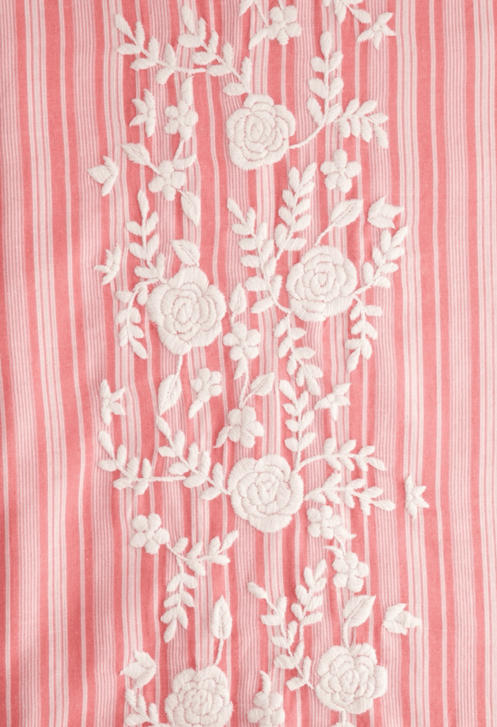 Malena Caftan Dress Dress Malena Caftan Coral Stripes Malena Caftan Coral Stripes