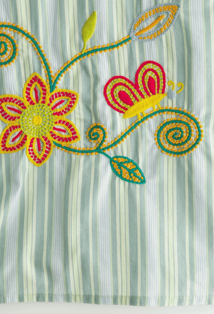 Paola Pants Pants Paola Teal Stripe Primavera Pant Paola Teal Stripe Primavera Pant