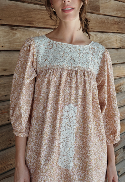 Catalina Rosa Floral Short Dress