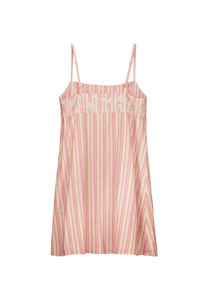 Luna Short Dress Dress Luna Coral Stripe Short Dress Luna Coral Stripe Short Dress