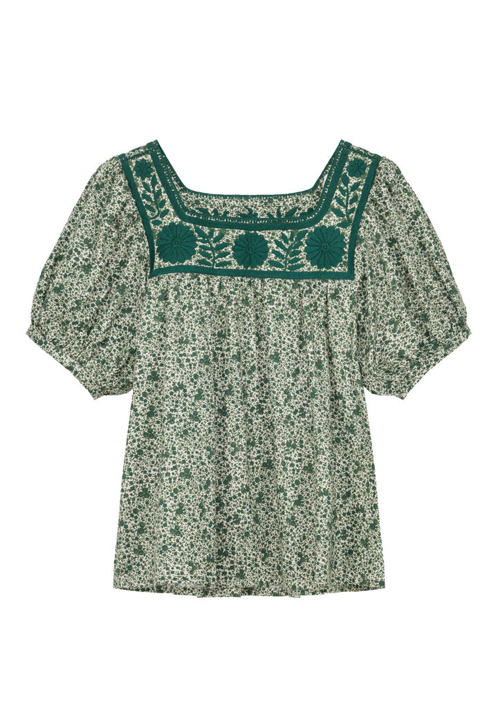 Maria Flores Verdes Blouse