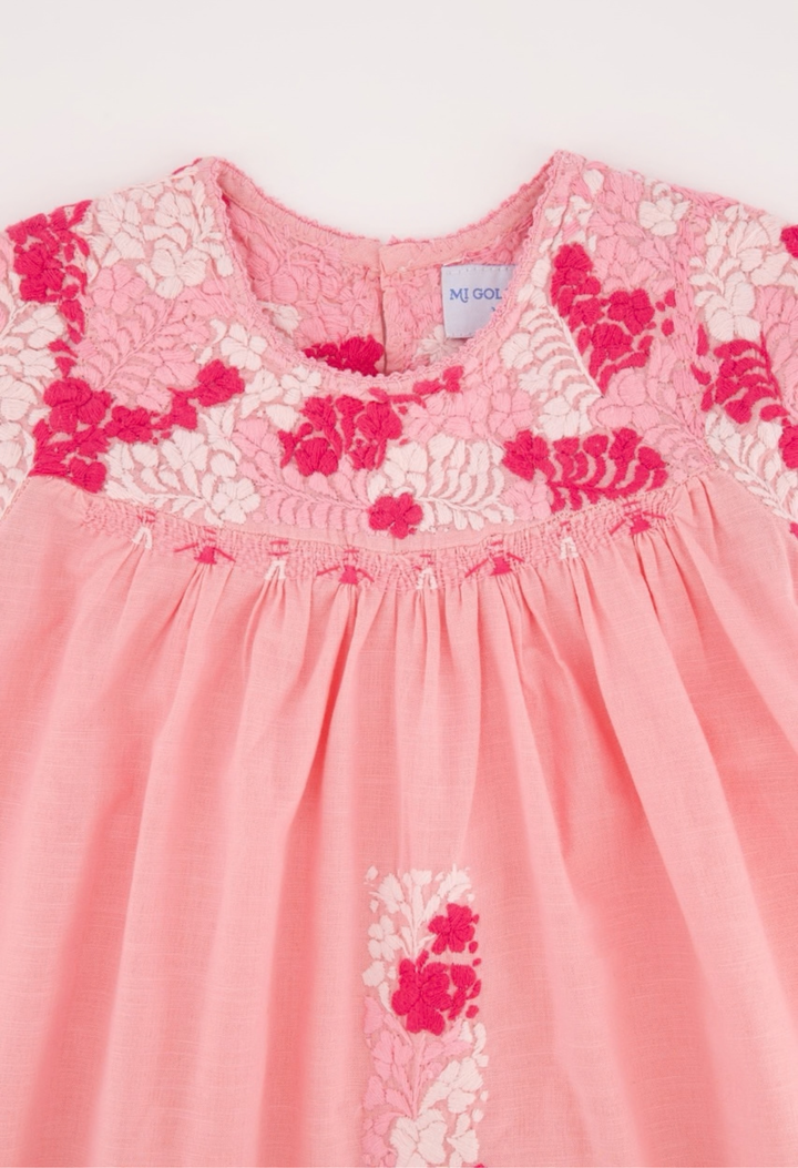 Victoria Girls Dress Childrens Victoria Multi Pink Girl's Dress Victoria Multi Pink Girl's Dress