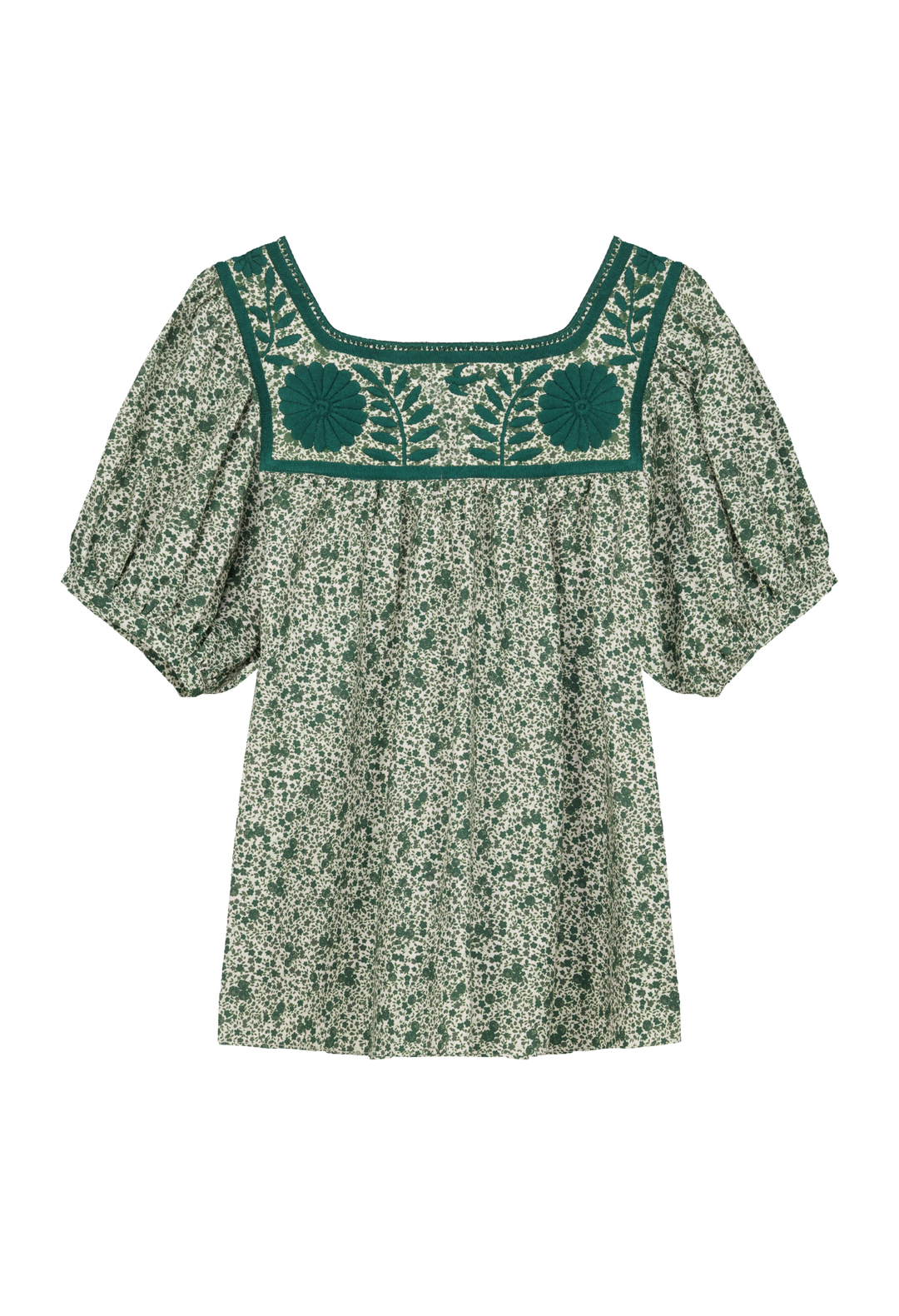 Maria Flores Verdes Blouse