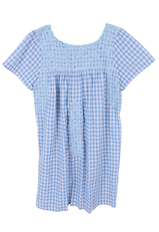 Liliana Azul Gingham Uno