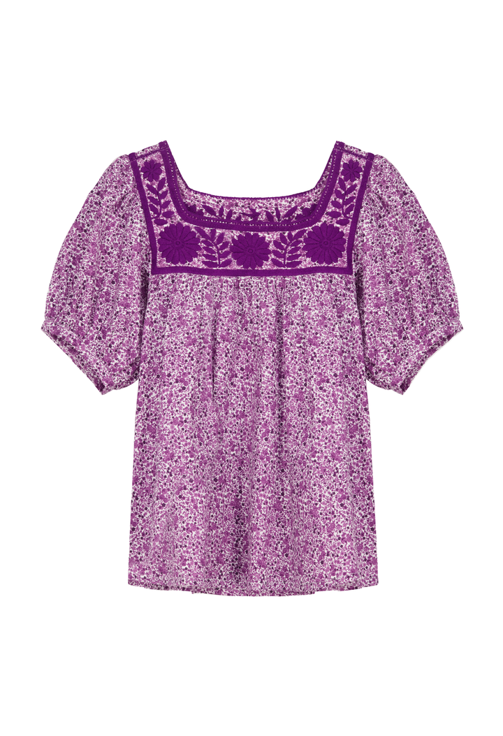 Maria Flores Moradas Blouse